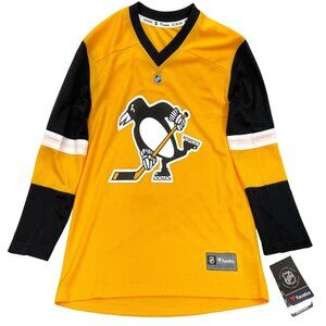 NEW Pittsburgh Penguins Fanatics Retro Alt NHL Hockey Jersey Boys Youth L/XL